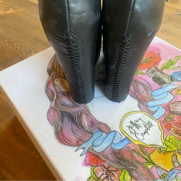 Jeffrey Campbell Platform Leather Booties - Picture 4 of 4